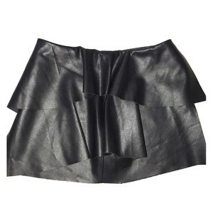ZARA VEGAN LEATHER MINI SKIRT NWT